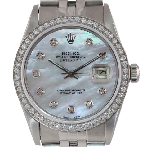 36mm diamond rolex bezel|rolex datejust 36 diamond bezel.